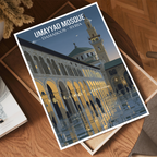 Damascus - Syria - Travel Poster Print Modern Style Wall Art