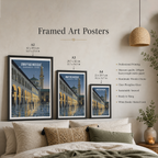 Damascus - Syria - Travel Poster Print Modern Style Wall Art