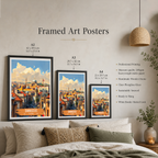 Damascus - Syria - Travel Poster Print Modern Style Wall Art