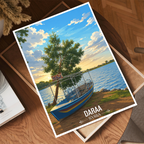 Daraa - Syria - Travel Poster Print Modern Style Wall Art