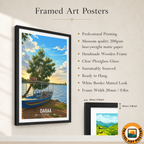 Daraa - Syria - Travel Poster Print Modern Style Wall Art