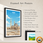 Homs - Syria - Travel Poster Print Modern Style Wall Art