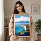 Latakia - Syria - Travel Poster Print Modern Style Wall Art