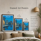 Norias of Hama - Syria - Travel Poster Print Modern Style Wall Art