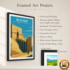 Qalʿat Halab - Syria - Travel Poster Print Modern Style Wall Art