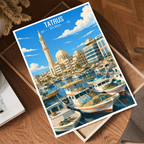 Tatrus - Syria - Travel Poster Print Modern Style Wall Art