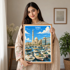 Tatrus - Syria - Travel Poster Print Modern Style Wall Art