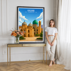 Khujand - Tajikistan - Travel Poster Print Modern Style Wall Art