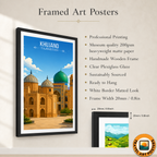 Khujand - Tajikistan - Travel Poster Print Modern Style Wall Art