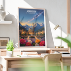 Konibodom - Tajikistan - Travel Poster Print Modern Style Wall Art