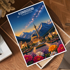 Konibodom - Tajikistan - Travel Poster Print Modern Style Wall Art