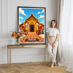 Chiang Mai - Thailand - Travel Poster Vintage Style Wall Art Print - Art Print - Travel Art Poster