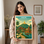 Chiang Mai - Thailand - Travel Poster Vintage Style Wall Art Print - Art Print - Travel Art Poster