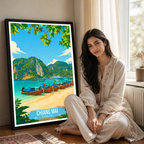 Chiang Mai - Thailand - Travel Poster Vintage Style Wall Art Print - Art Print - Travel Art Poster