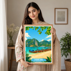 Chiang Mai - Thailand - Travel Poster Vintage Style Wall Art Print - Art Print - Travel Art Poster