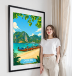 Chiang Mai - Thailand - Travel Poster Vintage Style Wall Art Print - Art Print - Travel Art Poster