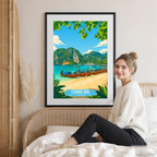 Chiang Mai - Thailand - Travel Poster Vintage Style Wall Art Print - Art Print - Travel Art Poster