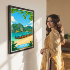 Chiang Mai - Thailand - Travel Poster Vintage Style Wall Art Print - Art Print - Travel Art Poster
