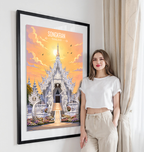 Chiang Rai - Thailand - Travel Poster Vintage Style Wall Art Print - Art Print - Travel Art Poster
