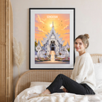 Chiang Rai - Thailand - Travel Poster Vintage Style Wall Art Print - Art Print - Travel Art Poster