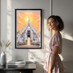 Chiang Rai - Thailand - Travel Poster Vintage Style Wall Art Print - Art Print - Travel Art Poster