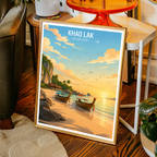 Khao Lak - Thailand - Travel Poster Vintage Style Wall Art Print - Art Print - Travel Art Poster