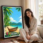 Koh Chang - Thailand - Travel Poster Vintage Style Wall Art Print - Art Print - Travel Art Poster
