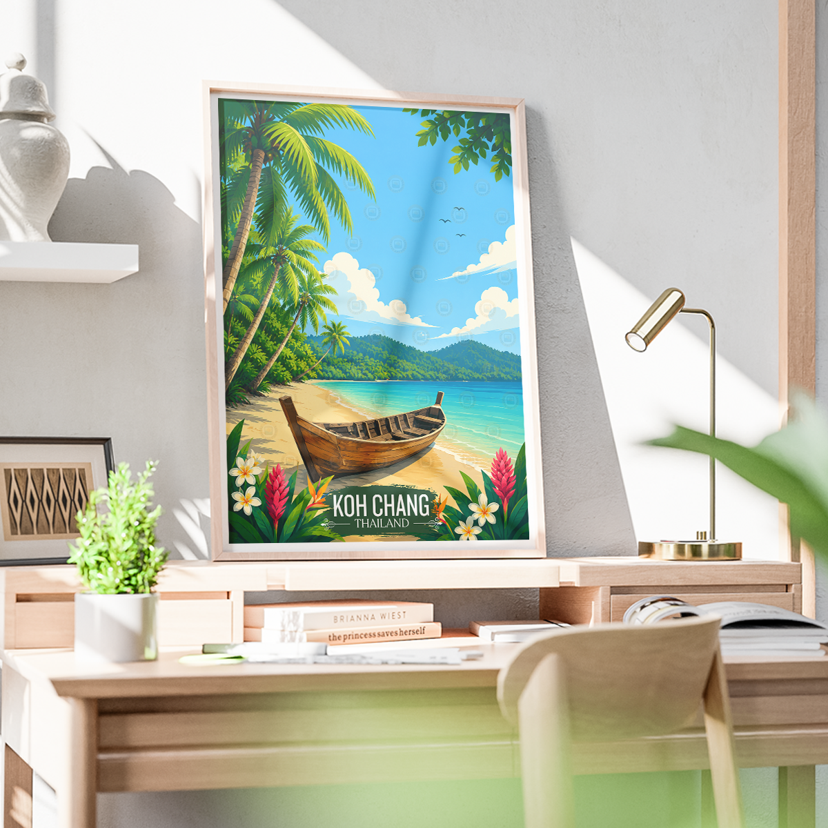 Koh Chang - Thailand - Travel Poster Vintage Style Wall Art Print - Art Print - Travel Art Poster