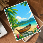 Koh Chang - Thailand - Travel Poster Vintage Style Wall Art Print - Art Print - Travel Art Poster