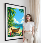 Koh Chang - Thailand - Travel Poster Vintage Style Wall Art Print - Art Print - Travel Art Poster