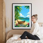 Koh Chang - Thailand - Travel Poster Vintage Style Wall Art Print - Art Print - Travel Art Poster