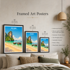Koh Samui - Thailand - Travel Poster Vintage Style Wall Art Print - Art Print - Travel Art Poster