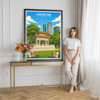 Lumphini Park - Thailand - Travel Poster Vintage Style Wall Art Print