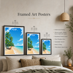 Nai Yang - Thailand - Travel Poster Vintage Style Wall Art Print