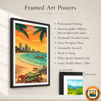 Pattaya - Thailand - Travel Poster Vintage Style Wall Art Print