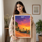 Phuket - Thailand - Travel Poster Vintage Style Wall Art Print