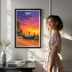 Phuket - Thailand - Travel Poster Vintage Style Wall Art Print