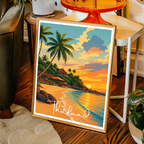 Thailand - Travel Poster Vintage Style Wall Art Print