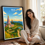 Railay - Thailand - Travel Poster Vintage Style Wall Art Print