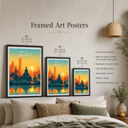 Thailand - Travel Poster Vintage Style Wall Art Print