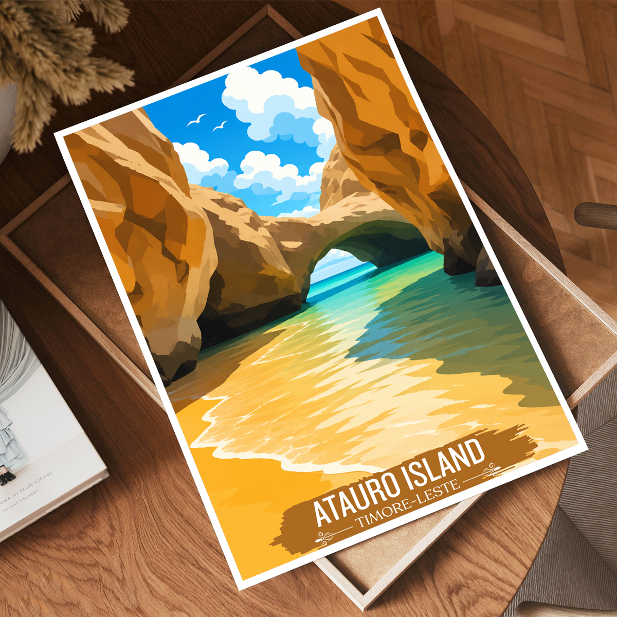 Atauro Island - Timor-Leste - Travel Poster Vintage Style Wall Art Print