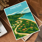 Atauro Island - Timor-Leste - Travel Poster Vintage Style Wall Art Print