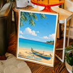 East Timor - Timor-Leste - Travel Poster Vintage Style Wall Art Print