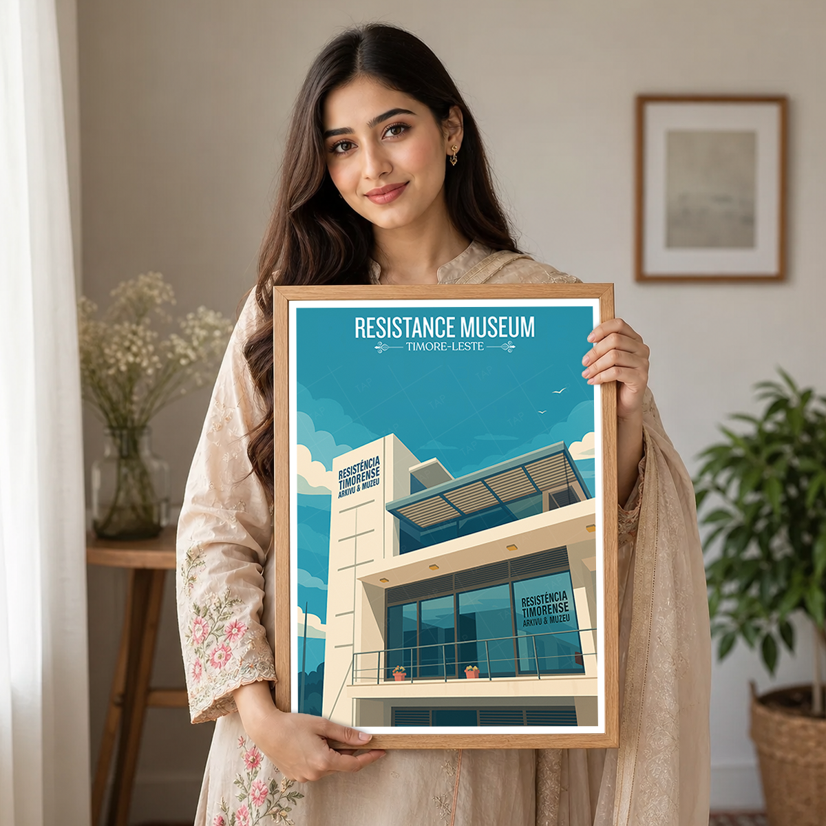Timor-Leste - Travel Poster Vintage Style Wall Art Print
