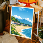 Viqueque - Timor-Leste - Travel Poster Vintage Style Wall Art Print