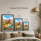 Alanya - Turkey - Travel Art Wall Deco Poster Print - Art Print - Travel Art Poster