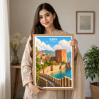 Alanya - Turkey - Travel Art Wall Deco Poster Print - Art Print - Travel Art Poster