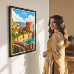 Alanya - Turkey - Travel Art Wall Deco Poster Print - Art Print - Travel Art Poster