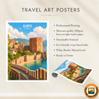 Alanya - Turkey - Travel Art Wall Deco Poster Print - Art Print - Travel Art Poster