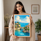 Amasra - Turkey - Travel Art Wall Deco Poster Print - Art Print - Travel Art Poster